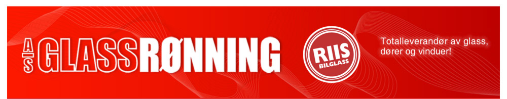 Banner glassr&oslash;nning