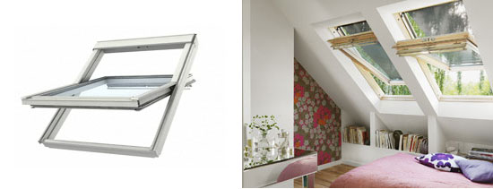 VELUX midthengslet trevindu GGL